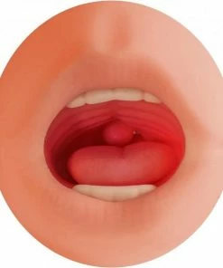 Lola Toys Satisfaction Lola Toys - Satisfaction - Morning Angel - Dubbele Masturbator Met Beweegbare Tong - Oraal En Vaginaal - Mond En Pussy - Pocket - Dubbel Genot - Beige - 19cm -Cottelli Collection Shop 550x597 2