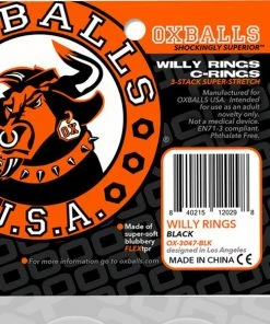 Oxballs - Willy Rings 3-pack Cockrings Zwart 7 Oxballs - Willy Rings 3-pack Cockrings Zwart -Cottelli Collection Shop 550x600