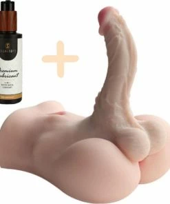 Perfect Toys Masturbator Male Ass With Penis + Segretoys Premium Glijmiddel