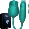GAVURY GREEN INTENSE VIBRATOR Mannen En Vrouwen - Likt En Stotend 10 Vibratie Standen Groene Siliconen Vibrator - Clitoris Stimulator Intense Sex Orgasme Thrusting Dildo Lick Seksspeeltjes G-spot -Cottelli Collection Shop 550x607 1