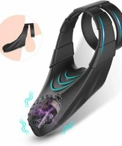 Belgian Beauty Platform Oplaadbare Cockring Met Perineumstimulatie En 10 Vibratie Standen - Penisring