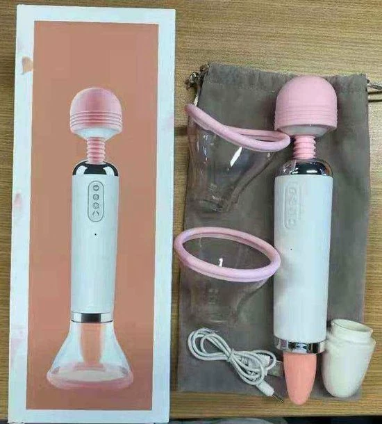 GALESTO 2-in-1 Magic Wand Vibrator - Mannen En Vrouwen - Zuigt En Likt - 12 Vibratie Standen - Clitoris Stimulator - Intense Sex Orgasme - Seksspeeltjes - G-spot 9 GALESTO 2-in-1 Magic Wand Vibrator - Mannen En Vrouwen - Zuigt En Likt - 12 Vibratie Standen - Clitoris Stimulator - Intense Sex Orgasme - Seksspeeltjes - G-spot - Afbeelding 9