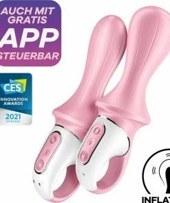 Satisfyer Air Pump Booty 5 Connect App - Red -Cottelli Collection Shop 550x614 2