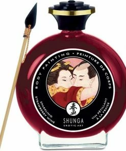 Shunga Eetbare Bodypaint Strawberry Wine