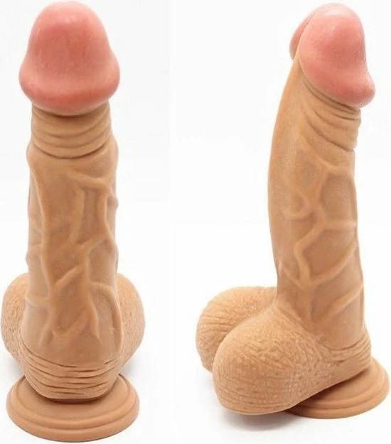 Cimejo's Real Extreme Lekkere Dildo Ø 42 Mm, 20 Cm Lang Met Ballen En Zuignap Real Extreme Echte Verwenner 3 Cimejo's Real Extreme Lekkere Dildo Ø 42 Mm, 20 Cm Lang Met Ballen En Zuignap Real Extreme Echte Verwenner - Afbeelding 3