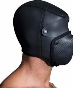 665 Leather Neoprene Bondage Masker 2.0 Large / Extra Large