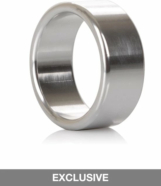 CalExotics California Exotic Novelties - Alloy Metallic - Penisring - Zilver - Medium - 40 Mm 7 CalExotics California Exotic Novelties - Alloy Metallic - Penisring - Zilver - Medium - 40 Mm - Afbeelding 7