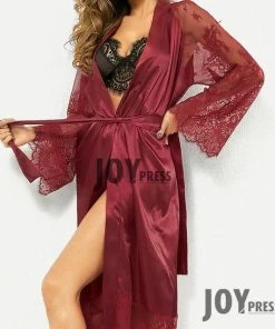 JoyPress Sexy Kimono Dames Medium ( Zwart ) 9 JoyPress Sexy Kimono Dames Medium ( Zwart ) -Cottelli Collection Shop 550x637