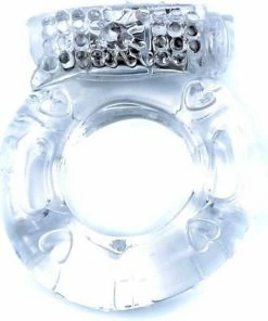 Bossoftoys Penis Ring - CockRing - Met Vibratie - Clear
