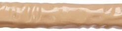 The Classics Doc Johnson Built In America Dubbele Dildo Veined Double Header White 18'' Wit - 45,21 Cm -Cottelli Collection Shop 550x64