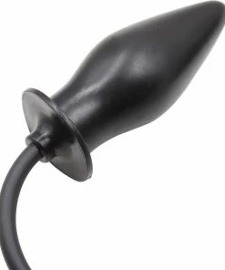 Kiotos X Opblaasbare Spade Anaalplug - Zwart -Cottelli Collection Shop 550x640