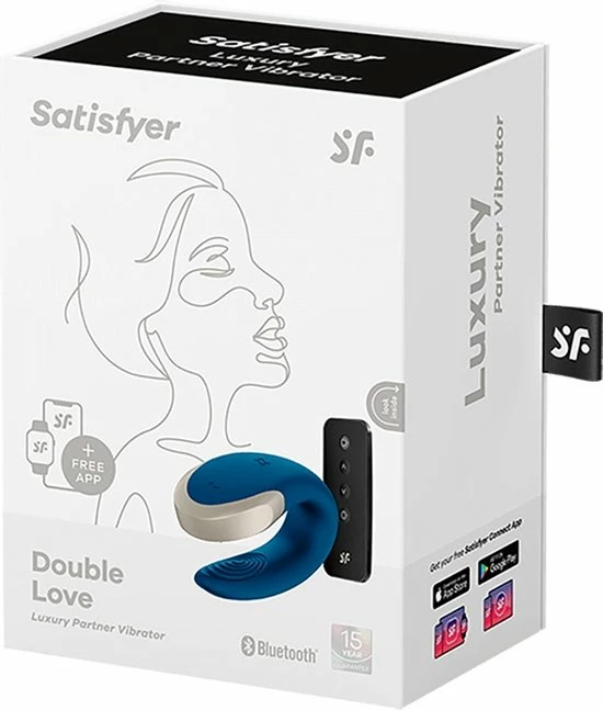 Satisfyer - Double Love Blauw 7 Satisfyer - Double Love Blauw - Afbeelding 7