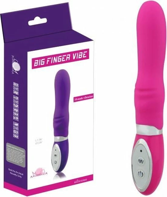 APHRODISIA Big Finger Vibe 10 Trilstanden - Stimulerend Voor Vrouwen - Seks Toys - G-spot Stimulator - Dildo - Sex Speeltjes - Sex Toys - Erotiek - Vibrators Voor Vrouwen - Seksspeeltjes Voor Koppels - Stimulator - Clitoris - USB - Waterproof 1 APHRODISIA Big Finger Vibe 10 Trilstanden - Stimulerend Voor Vrouwen - Seks Toys - G-spot Stimulator - Dildo - Sex Speeltjes - Sex Toys - Erotiek - Vibrators Voor Vrouwen - Seksspeeltjes Voor Koppels - Stimulator - Clitoris - USB - Waterproof