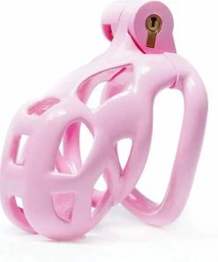 Merkloos SissyMarket - The Feminizer V2 - Roze - Small - Peniskooi - Chastity Cage