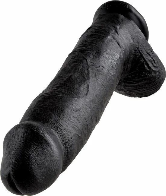 Pipedream King Cock Realistische Dildo Cock - With Balls Zwart - 12 Inch 5 Pipedream King Cock Realistische Dildo Cock - With Balls Zwart - 12 Inch - Afbeelding 5