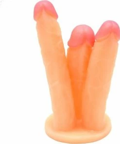 Cimejo® FAAK - Triple Dildo - 3 Dildo's Op 1 Zuignap -Cottelli Collection Shop 550x654 1