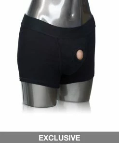 California Exotic Packer Gear - Short Harnas Zwart -Cottelli Collection Shop 550x668 3