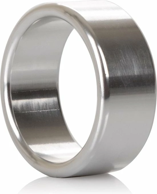 CalExotics California Exotic Novelties - Alloy Metallic - Penisring - Zilver - Medium - 40 Mm 10 CalExotics California Exotic Novelties - Alloy Metallic - Penisring - Zilver - Medium - 40 Mm - Afbeelding 10