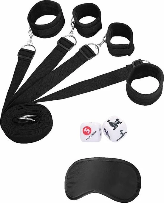 Merkloos Under The Bed Binding Restraint Kit - Black - Kits - Black - Discreet Verpakt En Bezorgd 2 Merkloos Under The Bed Binding Restraint Kit - Black - Kits - Black - Discreet Verpakt En Bezorgd - Afbeelding 2