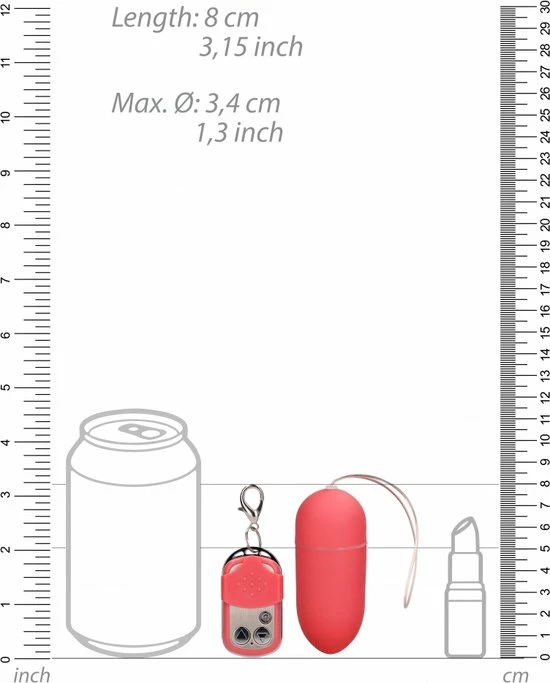 Shots Toys 10 Speed Draadloos Vibrerend Ei Met Afstandsbediening - Roze 5 Shots Toys 10 Speed Draadloos Vibrerend Ei Met Afstandsbediening - Roze - Afbeelding 5