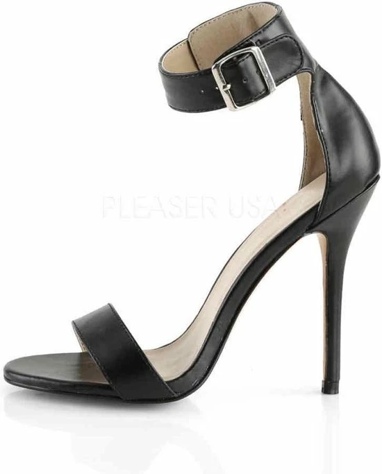 Pleaser EU 37 = US 7 | AMUSE-10 | 5 Heel, Closed Back Sandal W/ Buckled Ankle Strap 3 Pleaser EU 37 = US 7 | AMUSE-10 | 5 Heel, Closed Back Sandal W/ Buckled Ankle Strap - Afbeelding 3