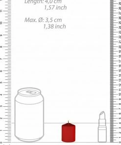 Merkloos Tease Candles - Sinful Smell - 4 Pieces - Red -Cottelli Collection Shop 550x684