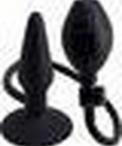 Seven Creations - Inflatable Butt Plug S - Anal Toys Buttplugs Zwart -Cottelli Collection Shop 550x687 1