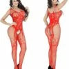 Body Pleasure Open Uitdagende Bodystocking - Luxe Cadeaubox - ROOD -Cottelli Collection Shop 550x688 1