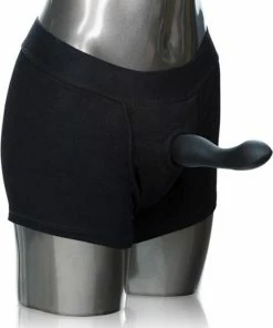 California Exotic Packer Gear - Short Harnas Zwart -Cottelli Collection Shop 550x701