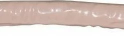 The Classics Doc Johnson Built In America Dubbele Dildo Veined Double Header White 18'' Wit - 45,21 Cm -Cottelli Collection Shop 550x72