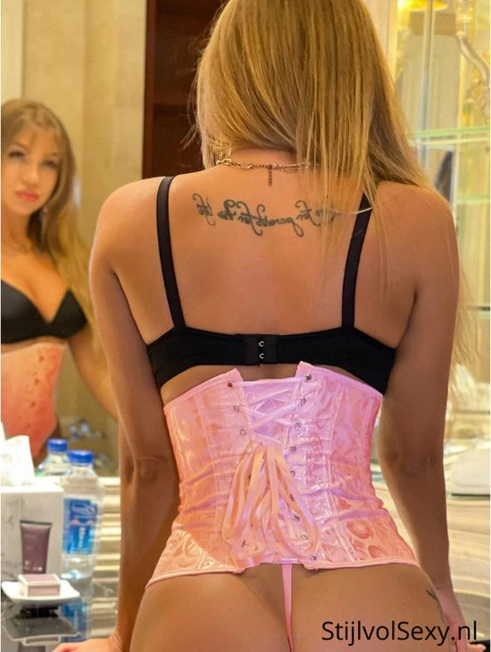 Merkloos Sexy Roze Underbust Korset - Waist Trainer | Maat 48 | Mooie Lingerie Korsetten 3 Merkloos Sexy Roze Underbust Korset - Waist Trainer | Maat 48 | Mooie Lingerie Korsetten - Afbeelding 3