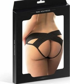 Paris Hollywood - Erotisch Onderbroek Met Open Kont - Zwart - One Size -Cottelli Collection Shop 550x730 8