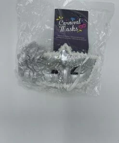 Power Escorts - Luxury Venetiaans Liefdes Mask - Zilver - Met Steentje - Handig Verstelbaar - Fetish Power - Kinky Mask - Verpakt In Plastic Zakje - BR205 -Cottelli Collection Shop 550x733 18