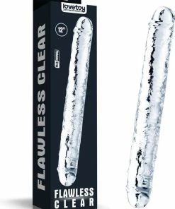 Lovetoy Dubbele Dildo Flawless 30 X 3,5 Cm - Transparant -Cottelli Collection Shop 550x745 3