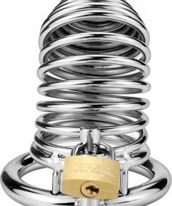 Merkloos SissyMarket - Metal Prison - 40mm Ring - Peniskooi - Chastity Cage -Cottelli Collection Shop 550x749 2