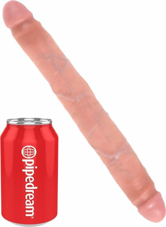 Pipedream King Cock Dubbele Dildo Slim Doublekin Beige - 12,36 Inch 3 Pipedream King Cock Dubbele Dildo Slim Doublekin Beige - 12,36 Inch - Afbeelding 3