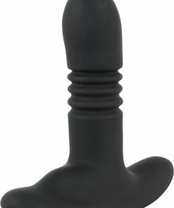 XOUXOU Stotende En Vibrerende Buttplug - Zwart -Cottelli Collection Shop 550x760 2