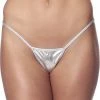 Amorable - PU Leren Mini G-string Zilver - One-size -Cottelli Collection Shop 550x772