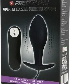 Crazy Bull Buttplug Vibrerend Met Afstandsbediening John - Zwart -Cottelli Collection Shop 550x772 4