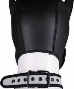 Banoch - Lindo Perrito Gris Neoprene - Honden Masker Puppy Play Grijs Neopreen -Cottelli Collection Shop 550x781 10