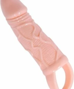 Baile Vibrerende Penis Sleeve - Beige