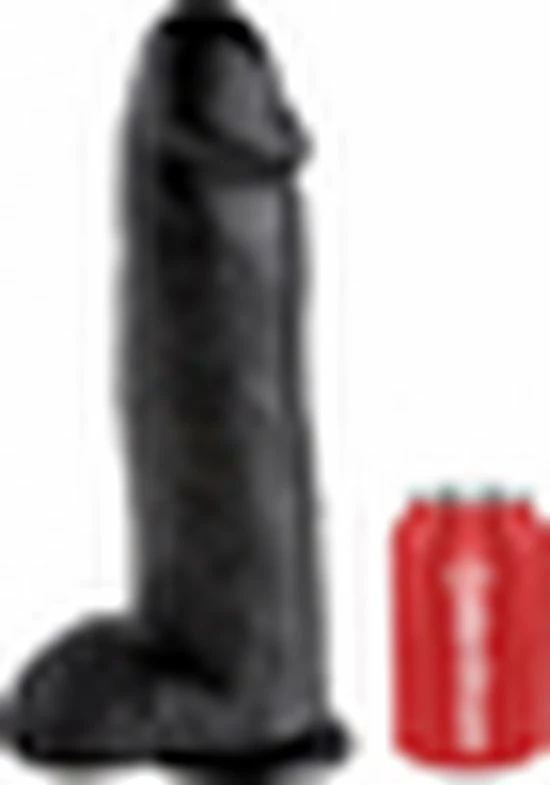 Pipedream King Cock Realistische Dildo Cock - With Balls Zwart - 12 Inch 9 Pipedream King Cock Realistische Dildo Cock - With Balls Zwart - 12 Inch - Afbeelding 9