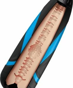 Satisfyer Men Masturbator Sleeve Kinky Waves - Transparant -Cottelli Collection Shop 550x793 1