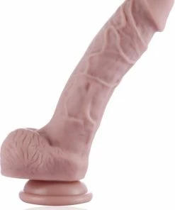 Hismith Premium Siliconen Dildo 19 CM KlicLok