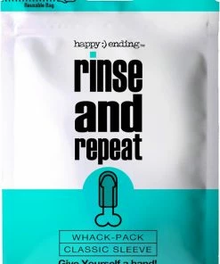 Happy Ending - Masturbatiesleeve Rinse & Repeat Wack Pack Sleeve Herbruikbaar - Wit -Cottelli Collection Shop 550x798