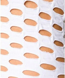 Atixo Mini Jurk Mesh Wit -Cottelli Collection Shop 550x812 2