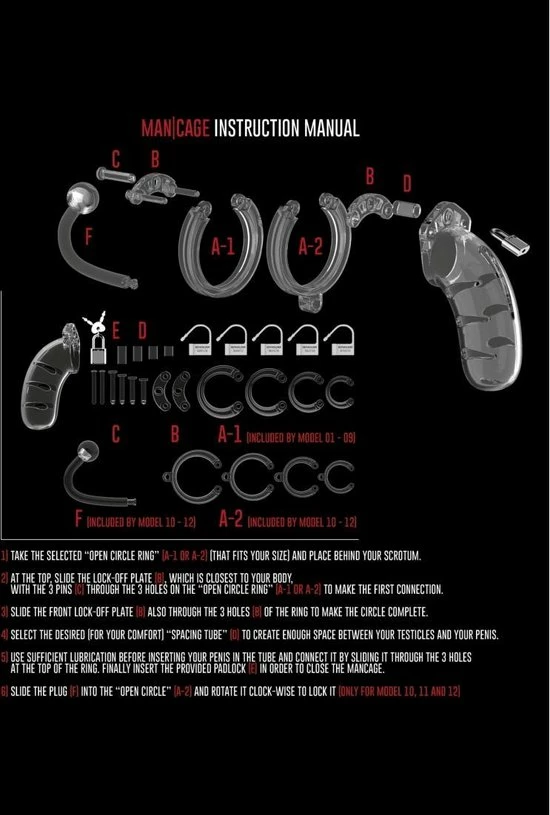 Shots - ManCage Cockcage Met Plug 10 - Transparant 10 Shots - ManCage Cockcage Met Plug 10 - Transparant - Afbeelding 10
