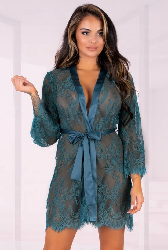 Sexy Badjas Bluebird - Livco Corsetti - Maat: S/M 1 Sexy Badjas Bluebird - Livco Corsetti - Maat: S/M