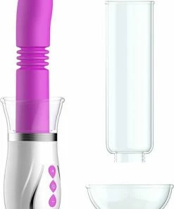 Shots - Pumped Thruster - 4 In 1 Rechargeable Couples Pump Kit - Purple