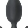 Merkloos Lola Toys - SpiceItUp! - Insatiable - Ronde Buttplug Met Bewegend Balletje - Anaalplug Met Handgreep - 100% Siliconen - 10.5cm X 4cm - Donker Grijs -Cottelli Collection Shop 550x823 6